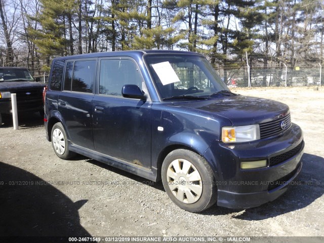 JTLKT324364097623 - 2006 TOYOTA SCION XB BLUE photo 1