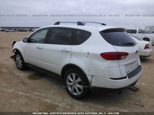 4S4WX83D774402826 - 2007 SUBARU B9 TRIBECA 3.0 H6/3.0 H6 LIMITED WHITE photo 3