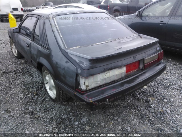 1FABP28M2FF212188 - 1985 FORD MUSTANG LX/GT GRAY photo 3