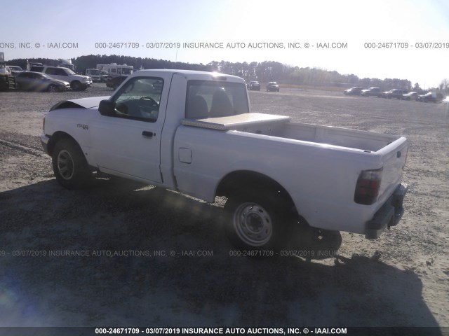 1FTYR10D43PA93036 - 2003 FORD RANGER WHITE photo 3