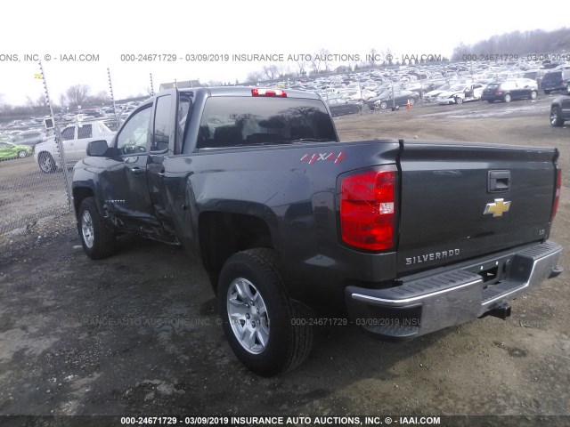 2GCVKPEC7K1115780 - 2019 CHEVROLET SILVERADO LD K1500 LT BLUE photo 3