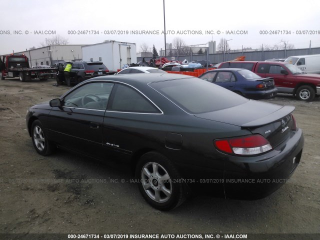 2T1CF28P8XC200066 - 1999 TOYOTA CAMRY SOLARA SE/SLE GREEN photo 3