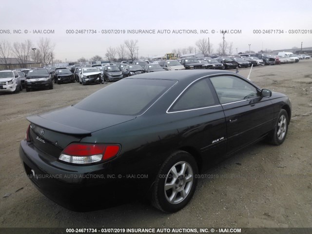 2T1CF28P8XC200066 - 1999 TOYOTA CAMRY SOLARA SE/SLE GREEN photo 4