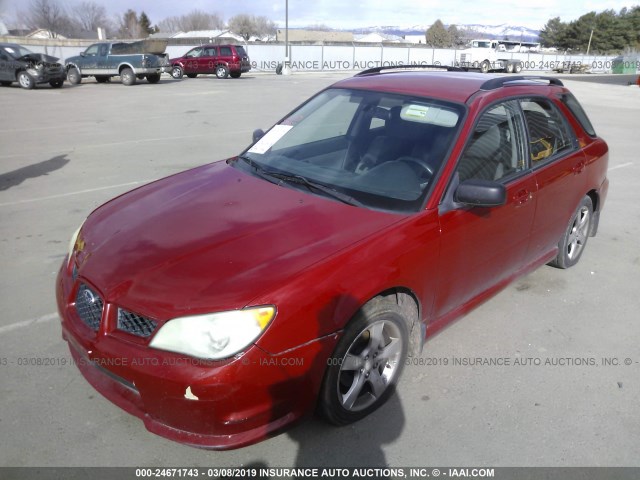 JF1GG61637H814919 - 2007 SUBARU IMPREZA 2.5I RED photo 2