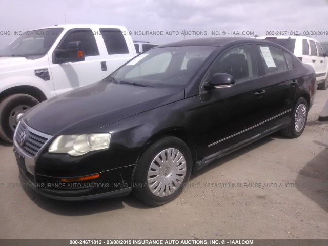 WVWAK73C86P125812 - 2006 VOLKSWAGEN PASSAT 2.0T/2.0T VALUE BLACK photo 2