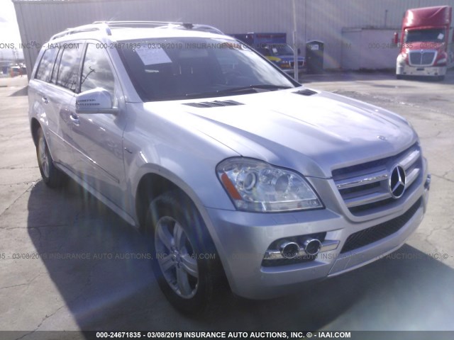 4JGBF2FE6BA689797 - 2011 MERCEDES-BENZ GL 350 BLUETEC SILVER photo 1