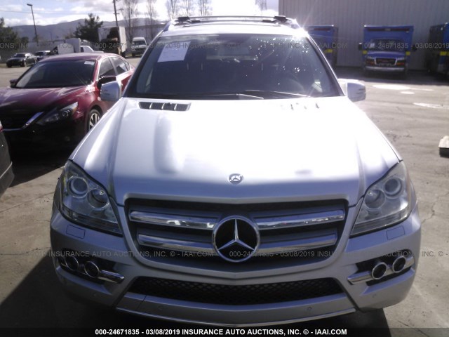 4JGBF2FE6BA689797 - 2011 MERCEDES-BENZ GL 350 BLUETEC SILVER photo 6