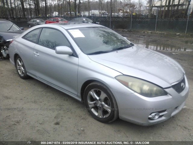 4T1CE30PX7U753482 - 2007 TOYOTA CAMRY SOLARA SE/SLE SILVER photo 1