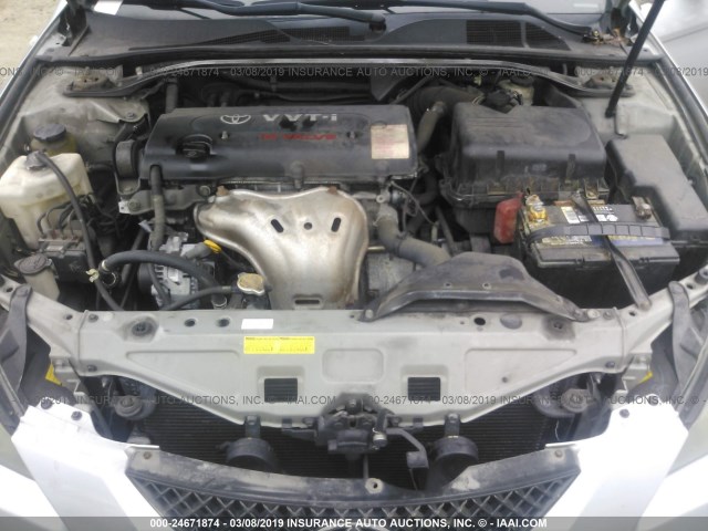 4T1CE30PX7U753482 - 2007 TOYOTA CAMRY SOLARA SE/SLE SILVER photo 10