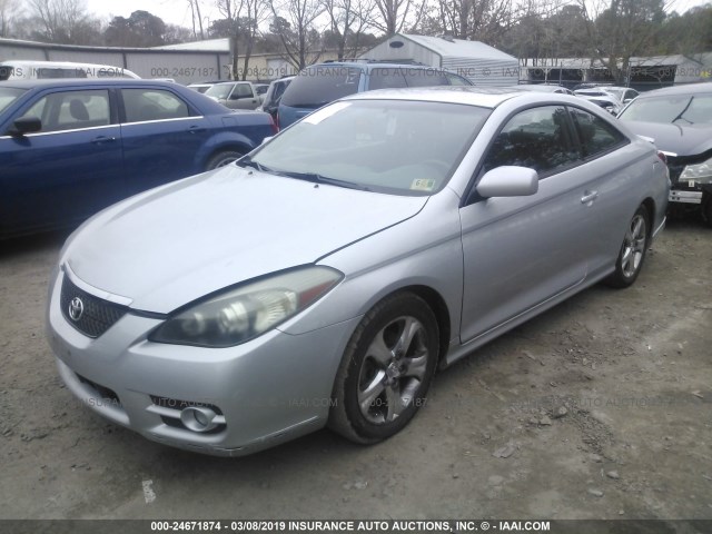 4T1CE30PX7U753482 - 2007 TOYOTA CAMRY SOLARA SE/SLE SILVER photo 2