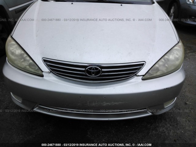 JTDBF30K050164754 - 2005 TOYOTA CAMRY LE/XLE/SE SILVER photo 6