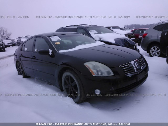 1N4BA41E96C821117 - 2006 NISSAN MAXIMA SE/SL BLACK photo 1