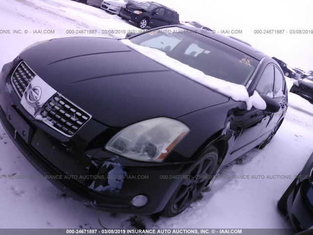 1N4BA41E96C821117 - 2006 NISSAN MAXIMA SE/SL BLACK photo 2