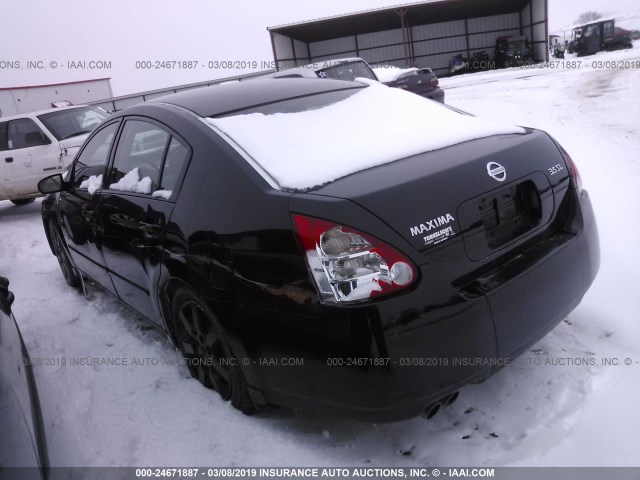 1N4BA41E96C821117 - 2006 NISSAN MAXIMA SE/SL BLACK photo 3