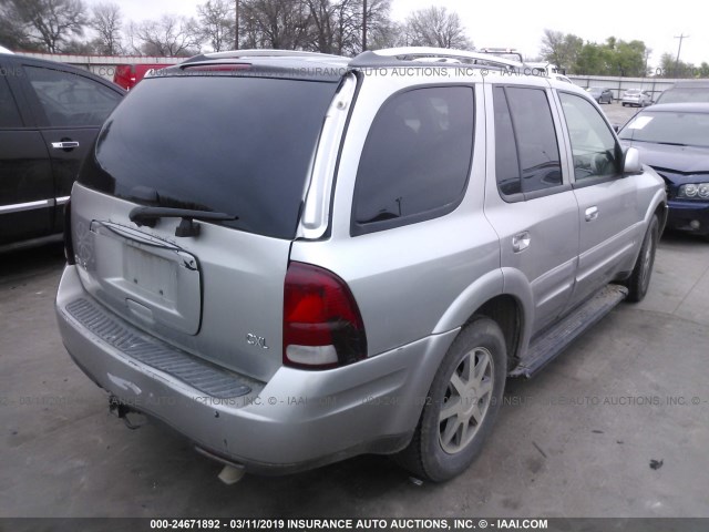 5GADS13S162119947 - 2006 BUICK RAINIER CXL SILVER photo 4