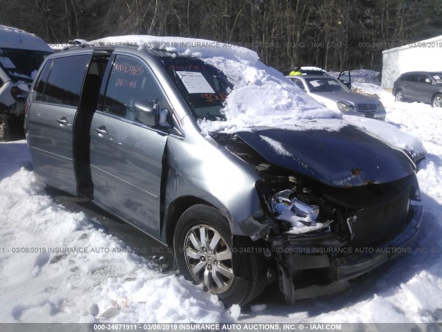 5FNRL38789B030363 - 2009 HONDA ODYSSEY EXL GRAY photo 1