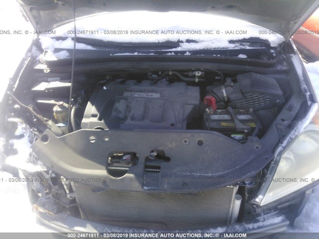 5FNRL38789B030363 - 2009 HONDA ODYSSEY EXL GRAY photo 10