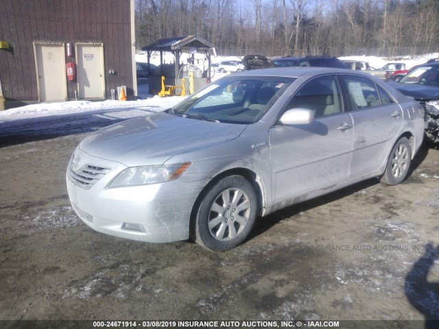 4T1BB46K69U093224 - 2009 TOYOTA CAMRY HYBRID SILVER photo 2