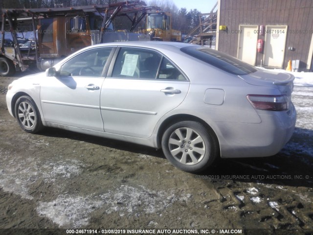 4T1BB46K69U093224 - 2009 TOYOTA CAMRY HYBRID SILVER photo 3