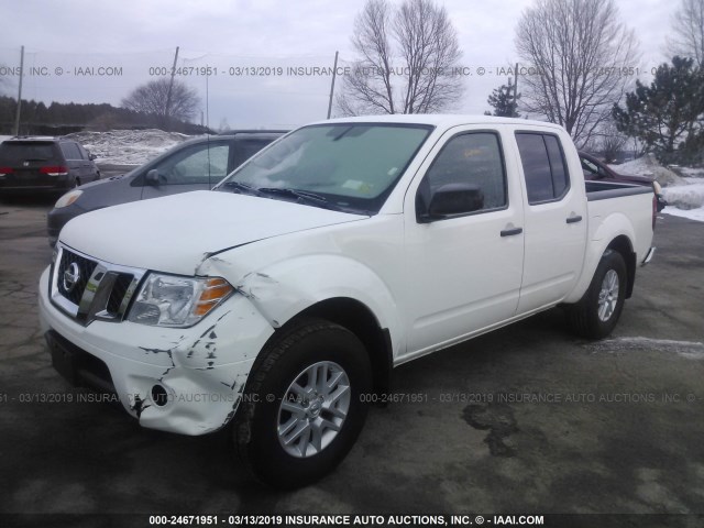 1N6AD0EV2KN719959 - 2019 NISSAN FRONTIER WHITE photo 2