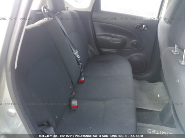 3N1CE2CP0EL394843 - 2014 NISSAN VERSA NOTE S/S PLUS/SV/SL SILVER photo 8