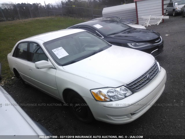 4T1BF28B63U332428 - 2003 TOYOTA AVALON XL/XLS WHITE photo 1