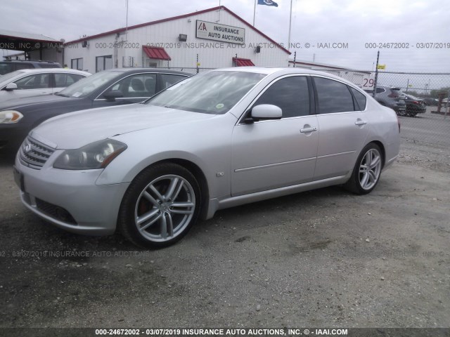 JNKAY01E66M115581 - 2006 INFINITI M35 SPORT SILVER photo 2