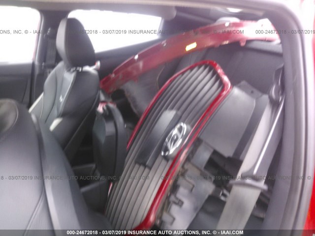 KMHTC6AE9FU216587 - 2015 HYUNDAI VELOSTER RED photo 8