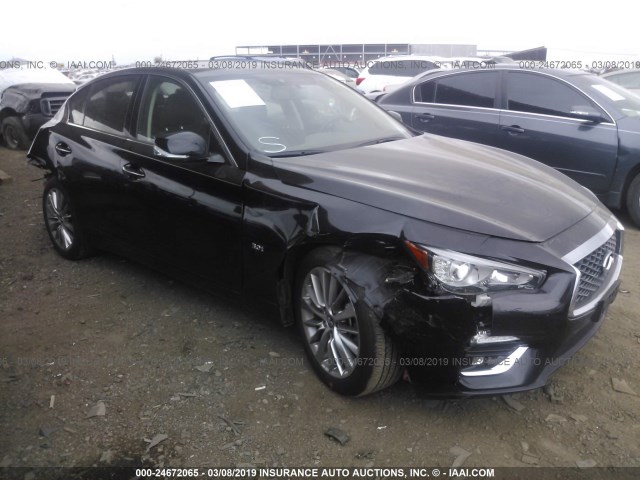 JN1EV7AR7JM443093 - 2018 INFINITI Q50 LUXE/SPORT BLACK photo 1