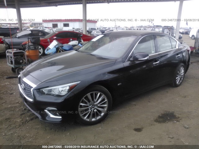 JN1EV7AR7JM443093 - 2018 INFINITI Q50 LUXE/SPORT BLACK photo 2