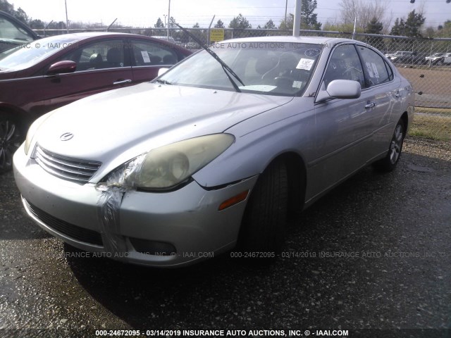 JTHBF30G030123631 - 2003 LEXUS ES 300 GRAY photo 2