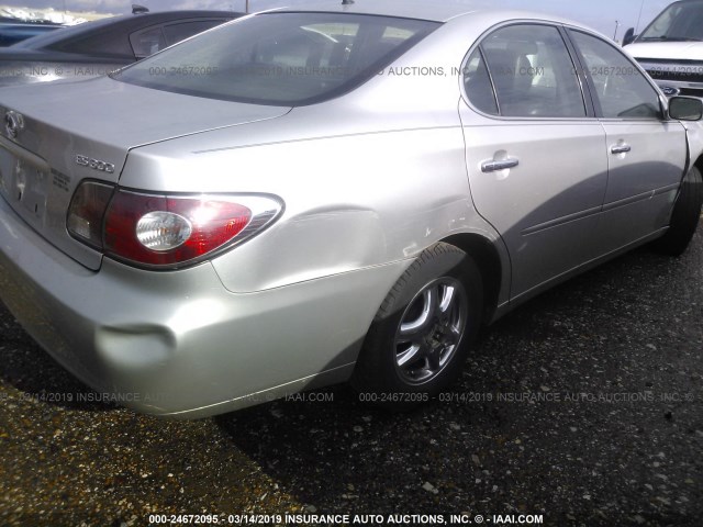 JTHBF30G030123631 - 2003 LEXUS ES 300 GRAY photo 4