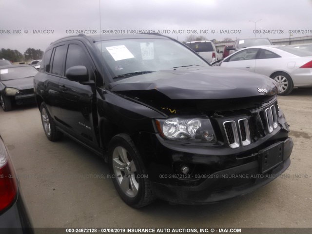 1C4NJCBA3GD643388 - 2016 JEEP COMPASS SPORT BLACK photo 1