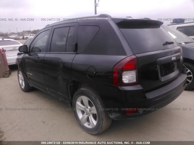 1C4NJCBA3GD643388 - 2016 JEEP COMPASS SPORT BLACK photo 3