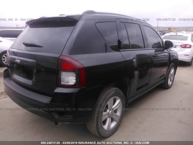 1C4NJCBA3GD643388 - 2016 JEEP COMPASS SPORT BLACK photo 4