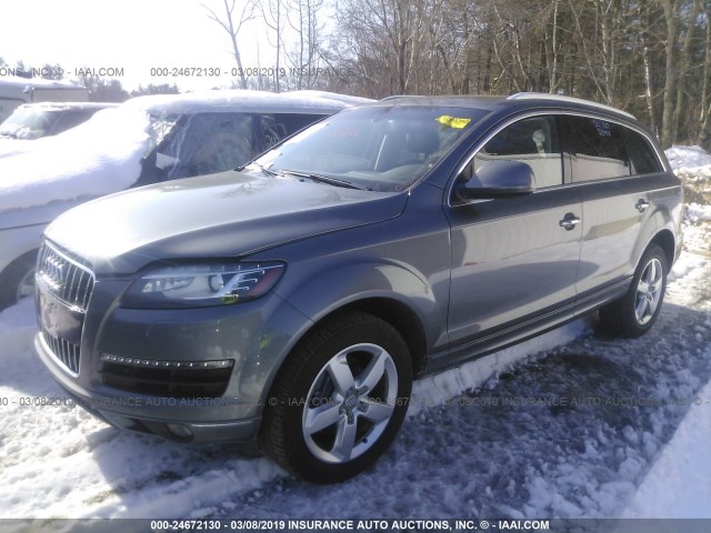 WA1LMAFE4CD008989 - 2012 AUDI Q7 PREMIUM PLUS GRAY photo 2