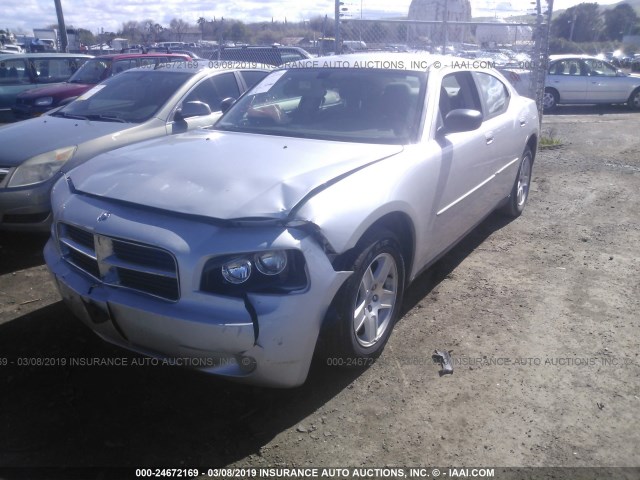 2B3KA43G97H836824 - 2007 DODGE CHARGER SE/SXT SILVER photo 2