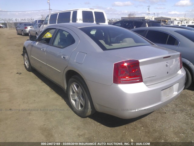 2B3KA43G97H836824 - 2007 DODGE CHARGER SE/SXT SILVER photo 3