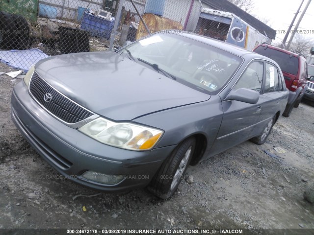 4T1BF28B42U251166 - 2002 TOYOTA AVALON XL/XLS TEAL photo 2