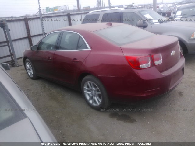 1G11F5RR9DF106430 - 2013 CHEVROLET MALIBU 2LT RED photo 3