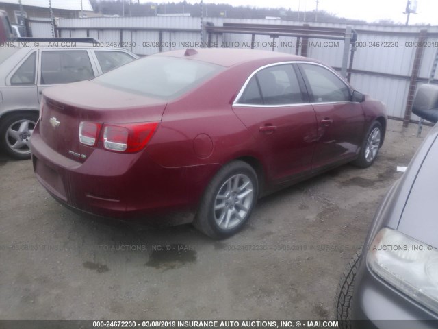 1G11F5RR9DF106430 - 2013 CHEVROLET MALIBU 2LT RED photo 4