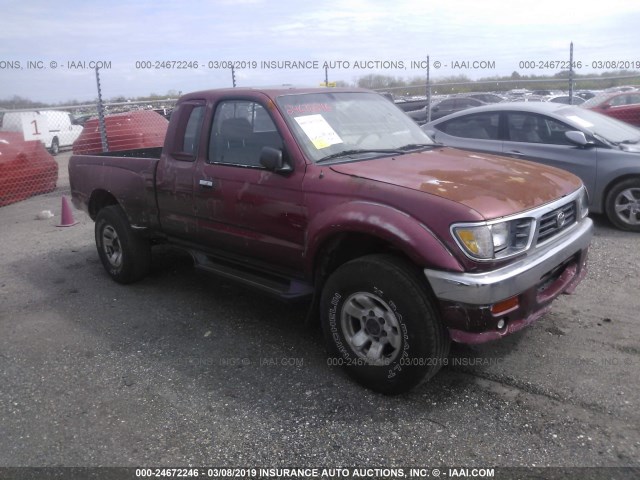 4TAVN73F8SZ069903 - 1995 TOYOTA TACOMA XTRACAB RED photo 1