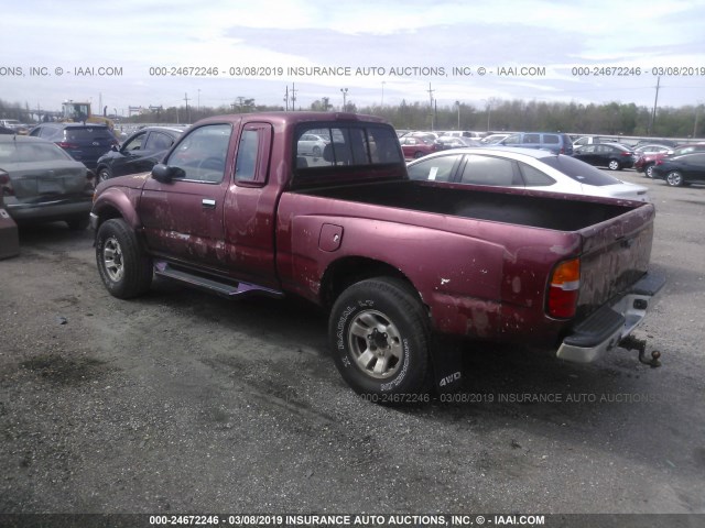 4TAVN73F8SZ069903 - 1995 TOYOTA TACOMA XTRACAB RED photo 3