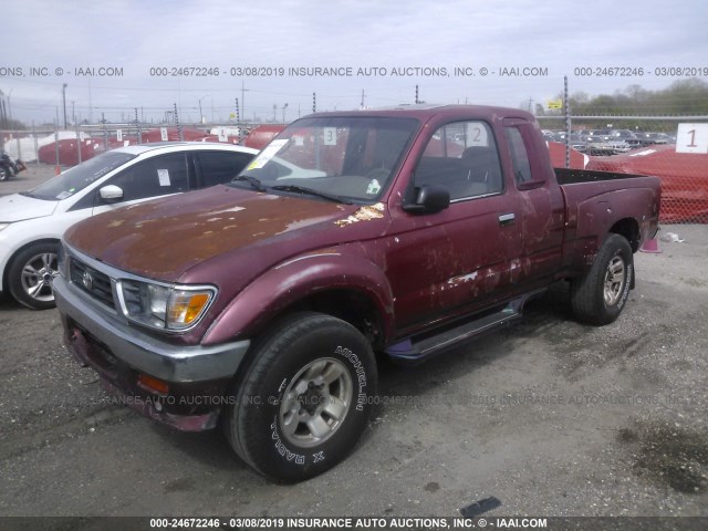 4TAVN73F8SZ069903 - 1995 TOYOTA TACOMA XTRACAB RED photo 6