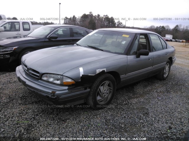 1G2HX53L7P1297018 - 1993 PONTIAC BONNEVILLE SE GRAY photo 2