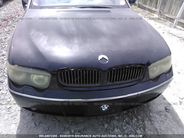 WBAGN63413DR17864 - 2003 BMW 745 LI BLACK photo 6