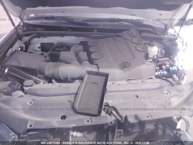 JTEBU5JR7H5468390 - 2017 TOYOTA 4RUNNER SR5 PREM/LTDL/TRAIL/TRD WHITE photo 10