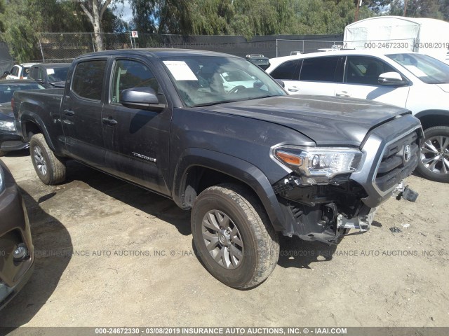 3TMBZ5DN5HM011019 - 2017 TOYOTA TACOMA DOUBLE CAB/SR5/TRD SPORT GRAY photo 1