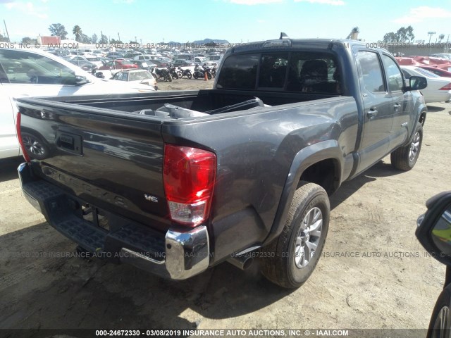 3TMBZ5DN5HM011019 - 2017 TOYOTA TACOMA DOUBLE CAB/SR5/TRD SPORT GRAY photo 4