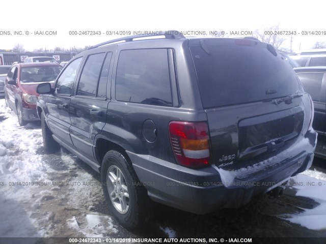 1J4GW48N04C410140 - 2004 JEEP GRAND CHEROKEE LAREDO/COLUMBIA/FREEDOM 灰色 照片 3